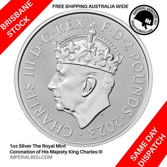 LIMITED The Coronation of His Majesty King Charles III 2023 1oz Silver (Brisbane) 🚚💨