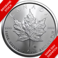 .9999 Fine Silver 1oz Royal Canadian Mint Maple Leaf 2024 (King Charles III) (Uncapsulated)