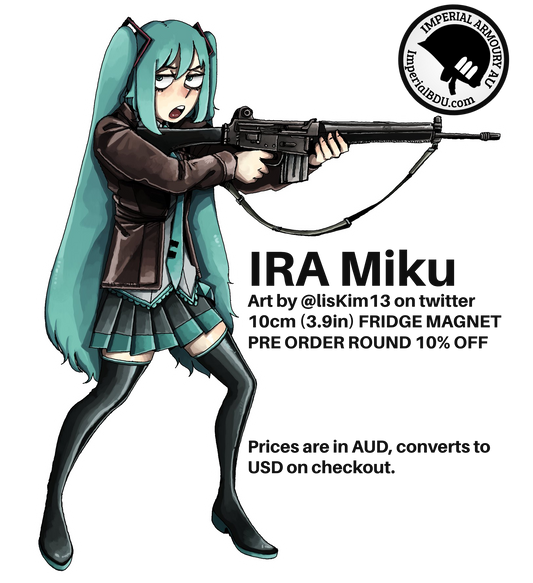 IRA Miku Fridge Magnet 10cm/3.9in height