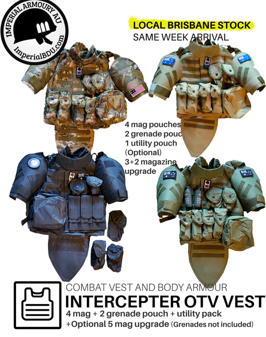 Interceptor OTV / IOTV Combat Vest, Juggernaut armor + 5 MAG UPGRADE / AUSTRALIA