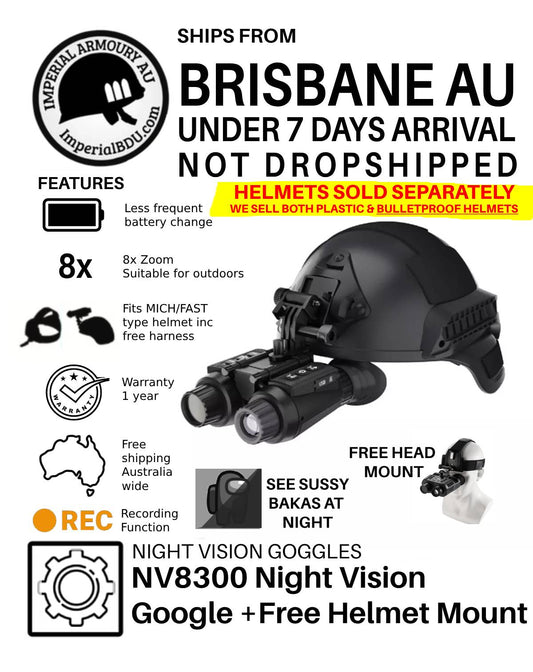 NV8300 Head-mounted Night Vision Goggles AUSTRALIA