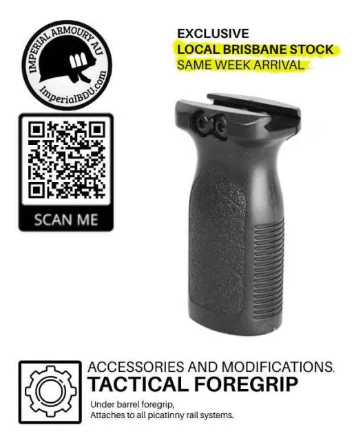 Tactical Foregrip for Rifles / Gel Blasters Grips VFG - BLACK/BROWN - Australian Stock