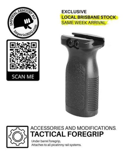 Tactical Foregrip for Rifles / Gel Blasters Grips VFG - BLACK/BROWN - Australian Stock