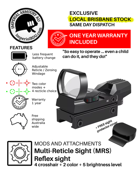 Walther MRS reflex sight Tarkov, multiple reticle sight Australia + 1 yr WARRANTY (holographic sight)