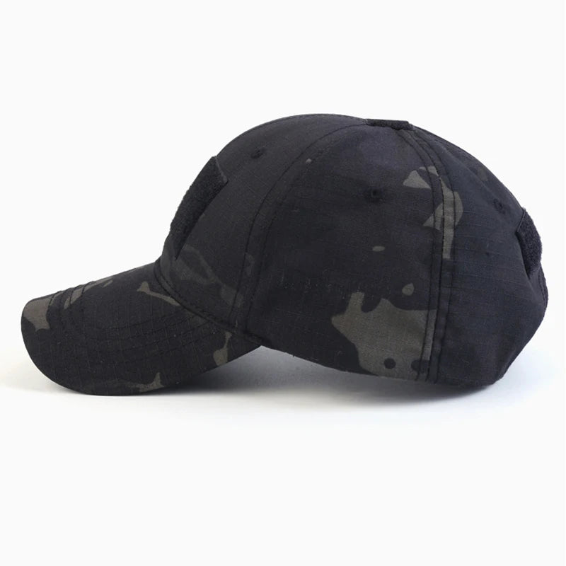 Velcro Patch Baseball Cap/Shooting Cap with flag (Factory Direct)