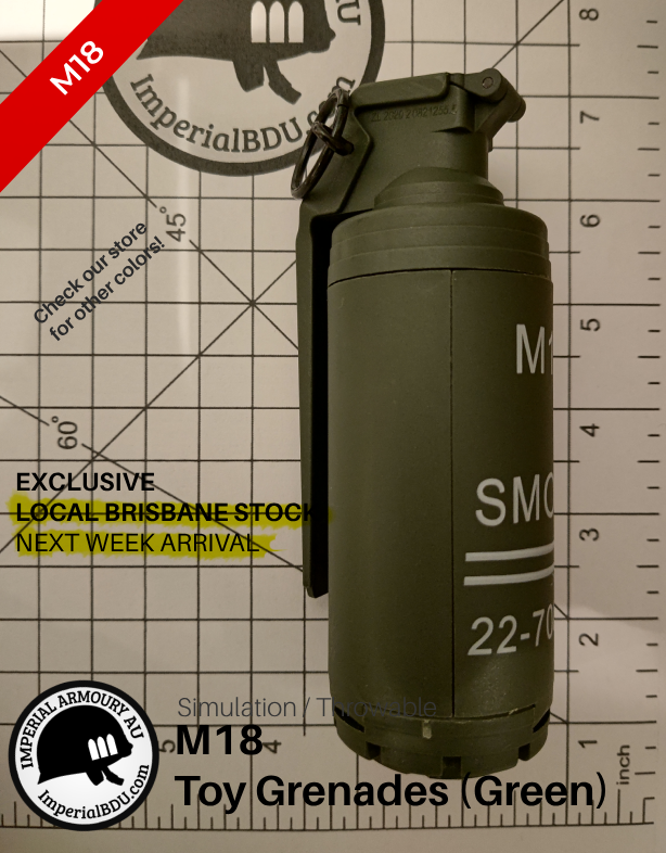 M26A2 / M18 Simulation Grenades, Gel Blaster Impact Grenade