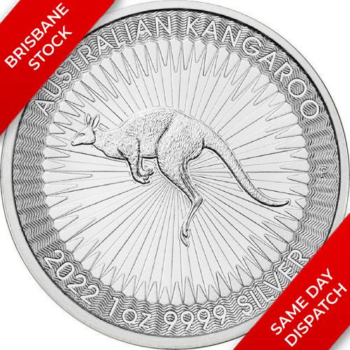 1oz .9999 Pure Silver Kangaroo (2024) 99.9% pure silver