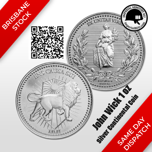 John Wick 1 oz Silver Continental Coin (Australia Wide Free Shipping)