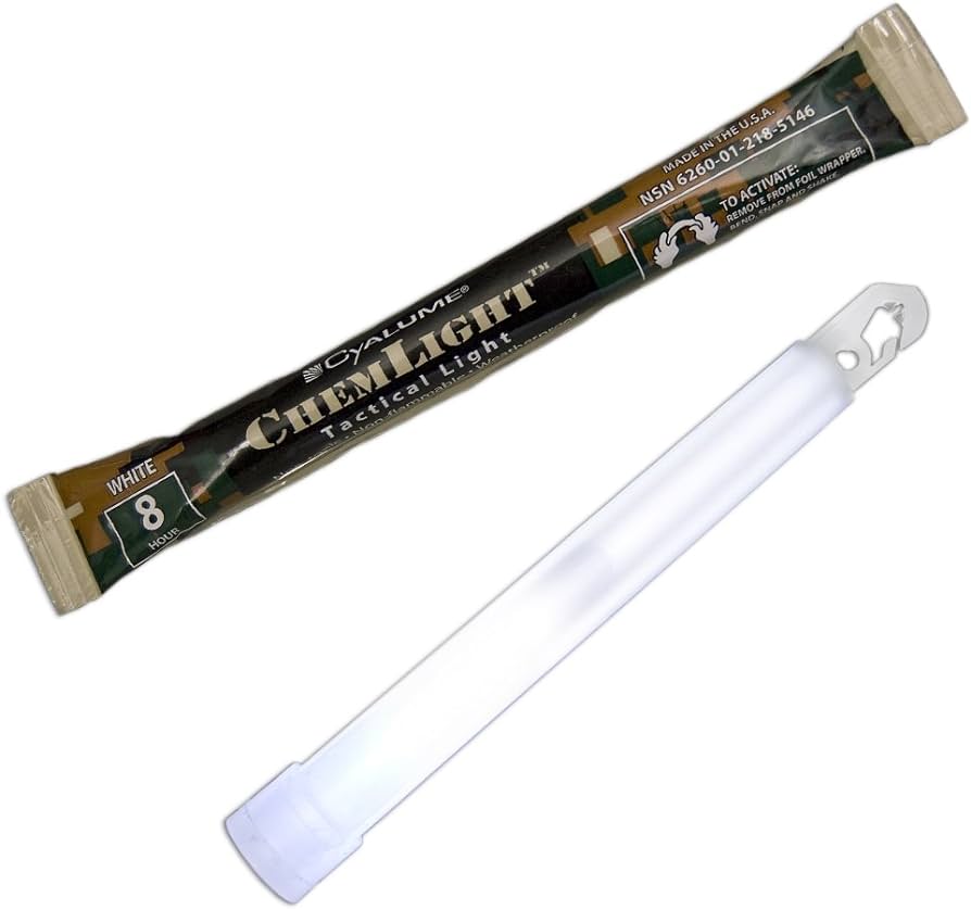 Cyalume Australia - Tactical Chemlight / Snap Light, 8-12 HOUR Cyalume sticks (5 colors)