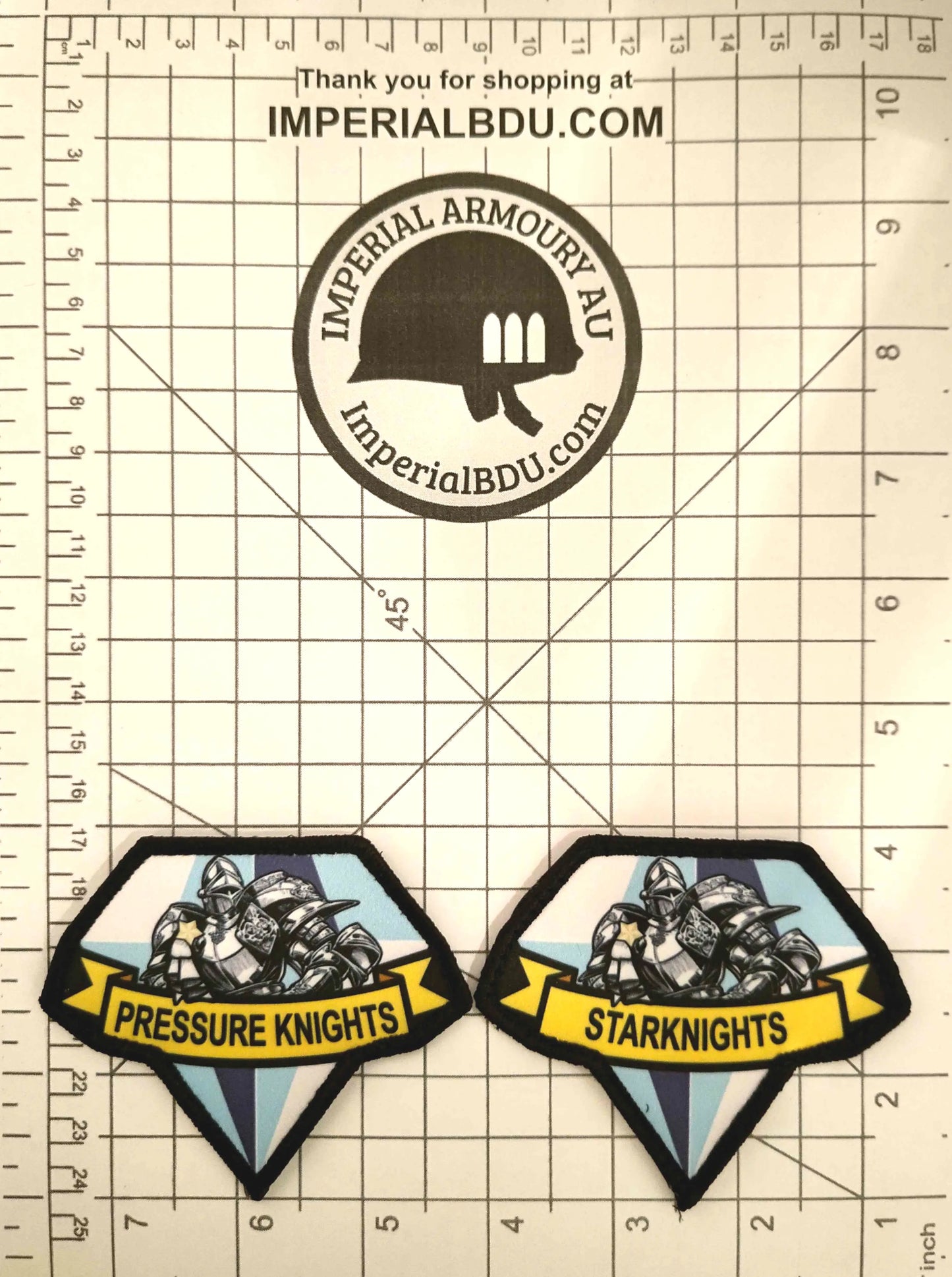 Jelly Hoshiumi Starknights / Pressure Knights patch (Velcro) - Diamond Dogs MGS style