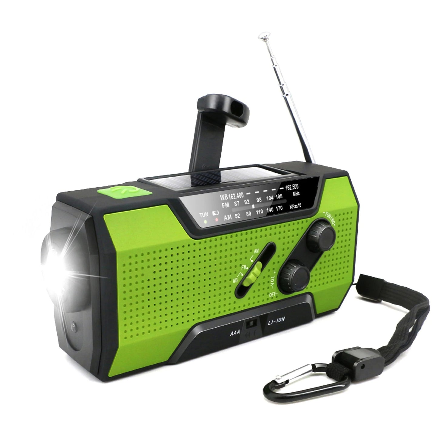 Hand Crank Radio Australia with phone charger and flashlight, Model RM-1