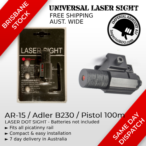 UNIVERSAL Laser Dot Sight For Rifles, Pistols, AR-15 and Adler B220/230 (COMPACT)