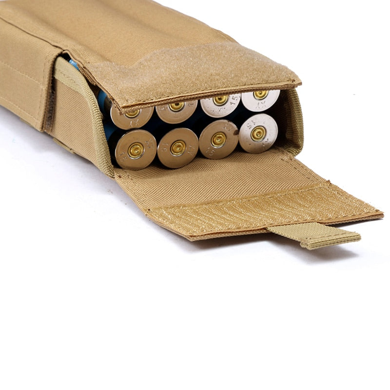 12g 12 Gauge Tactical Shotgun Shell Pouches, Holds 25 Rounds
