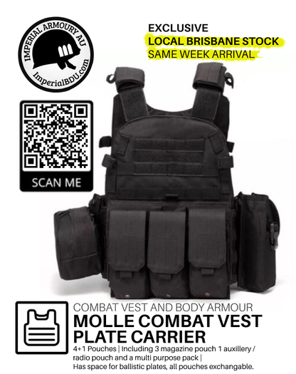 ImperialBDU MMAC Modular Tactical Vest Plate Carrier - 5 Pouches 4 colors with molle system - Best Price Guaranteed!