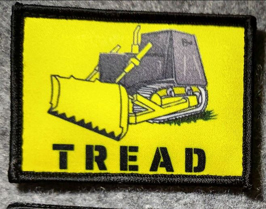 Killdozer: TREAD shoulder patch - Free International Shipping