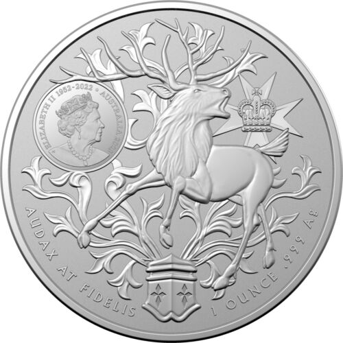 2023 Coat Of Arms, Queensland - Royal Australian Mint 1oz 999 Silver Investment Coin